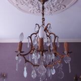 Chandelier cage with tassels