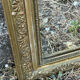 Louis-Philippe mirror with gold leaf, mercury glass 65x51cm