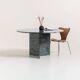 Dining table in solid Juparana granite