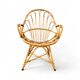 2 x Rohe Noordwolde rattan chairs / Dirk van Sliedregt / 1960s