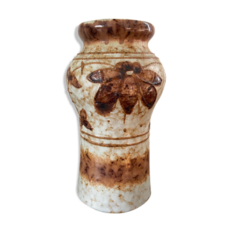 Enamel ceramic vase - 1970s