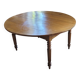 Large round Louis-Philippe period table in solid cherry wood