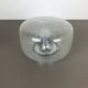 Cone Ice Glass Bubble Wall Light Made by Hillebrand Leuchten, Germany