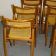 Set de 6 chaises pliantes cannées vintage