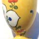 Art deco shell, fine mustard porcelain floral signed limoges