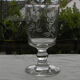 Glass blown glass engraved with acid late nineteenth