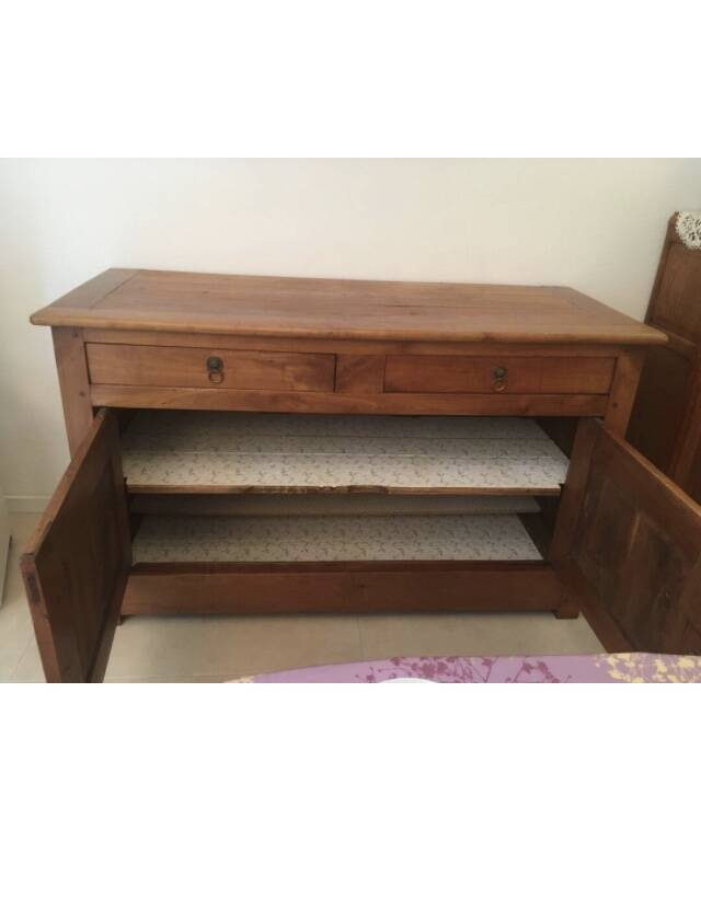 Buffet de campagne en bois massif