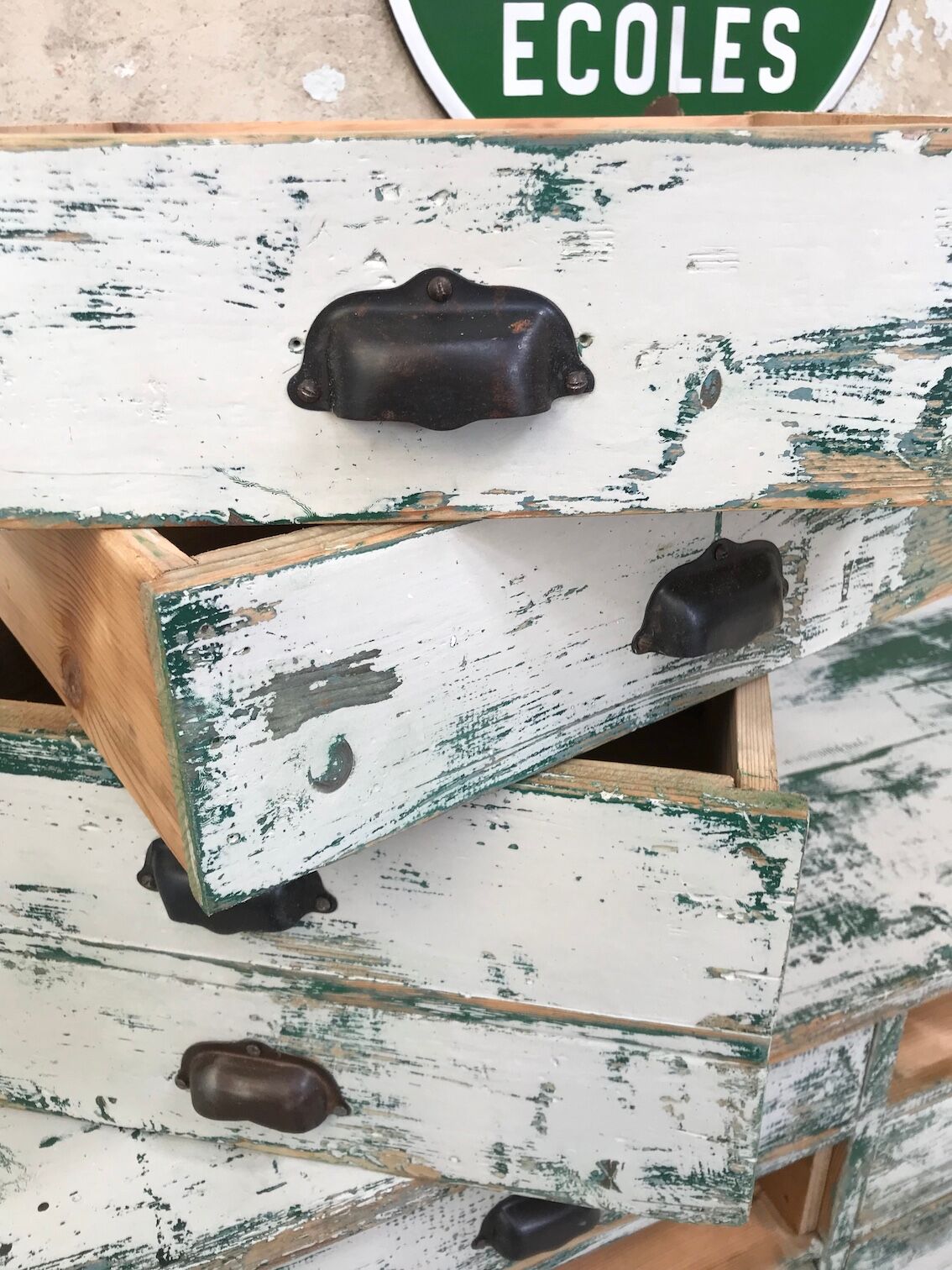 Vintage drawer craft furniture