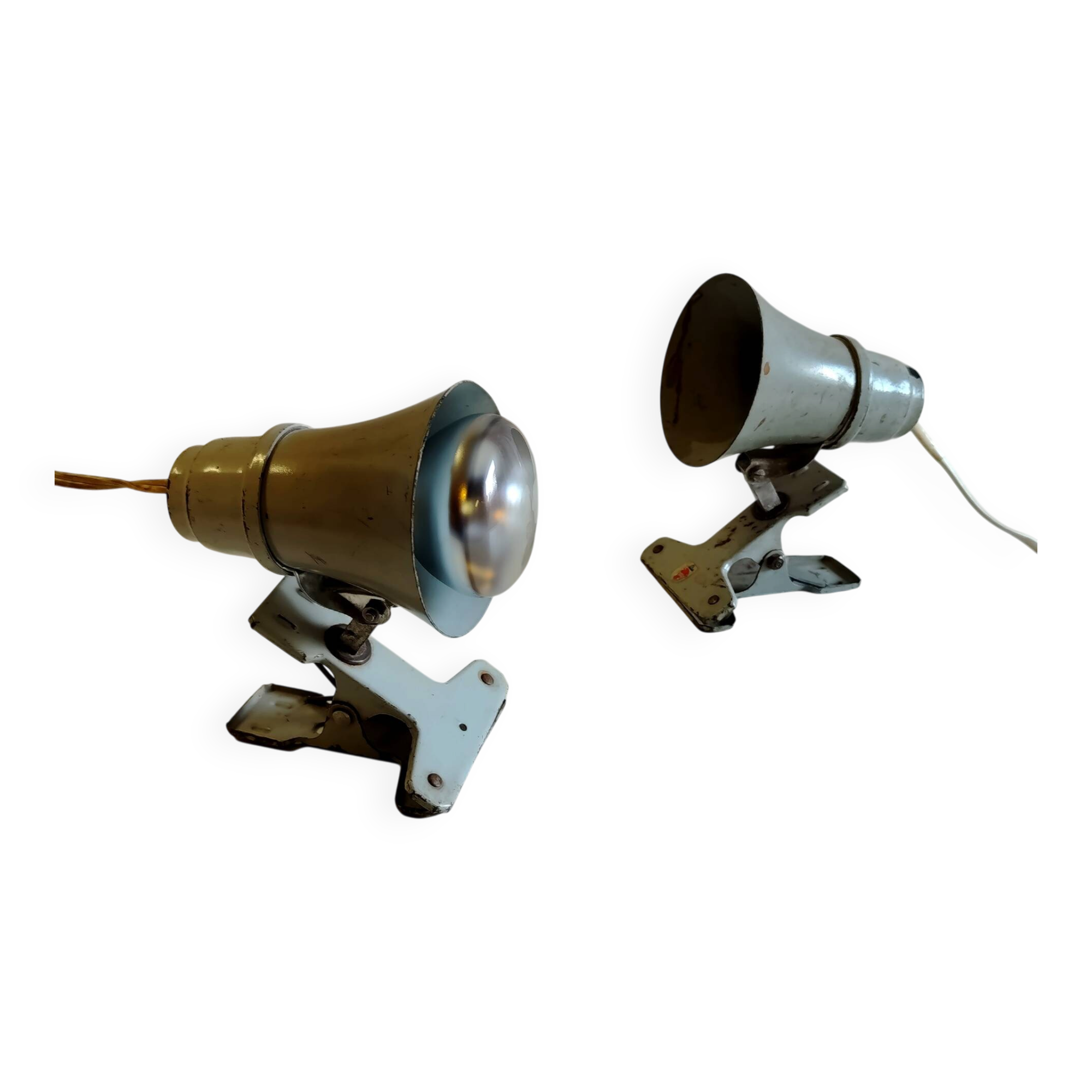 Articulated clamp spotlight by Philips - 1950s/60s