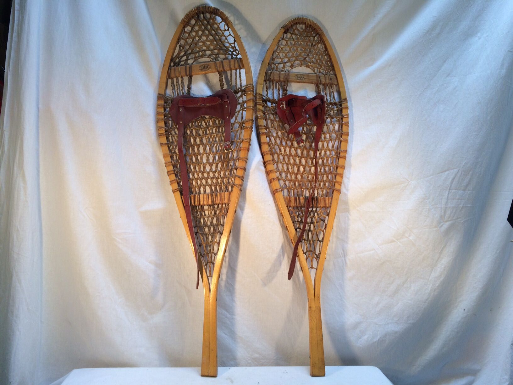 Pair of old Faber Canada snowshoes