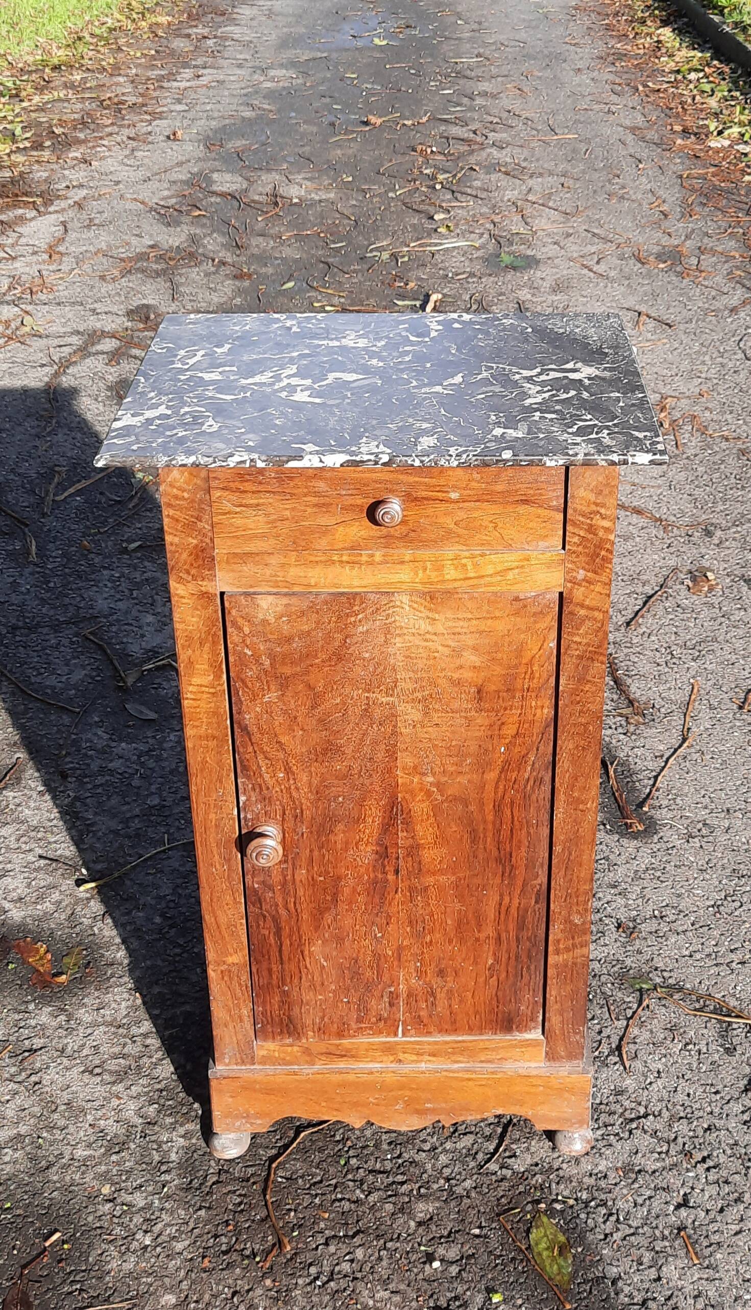 19th century bedside table