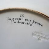 5 old ceramic speakers HB Choisy