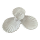 Vintage shell dish in glazed terracotta