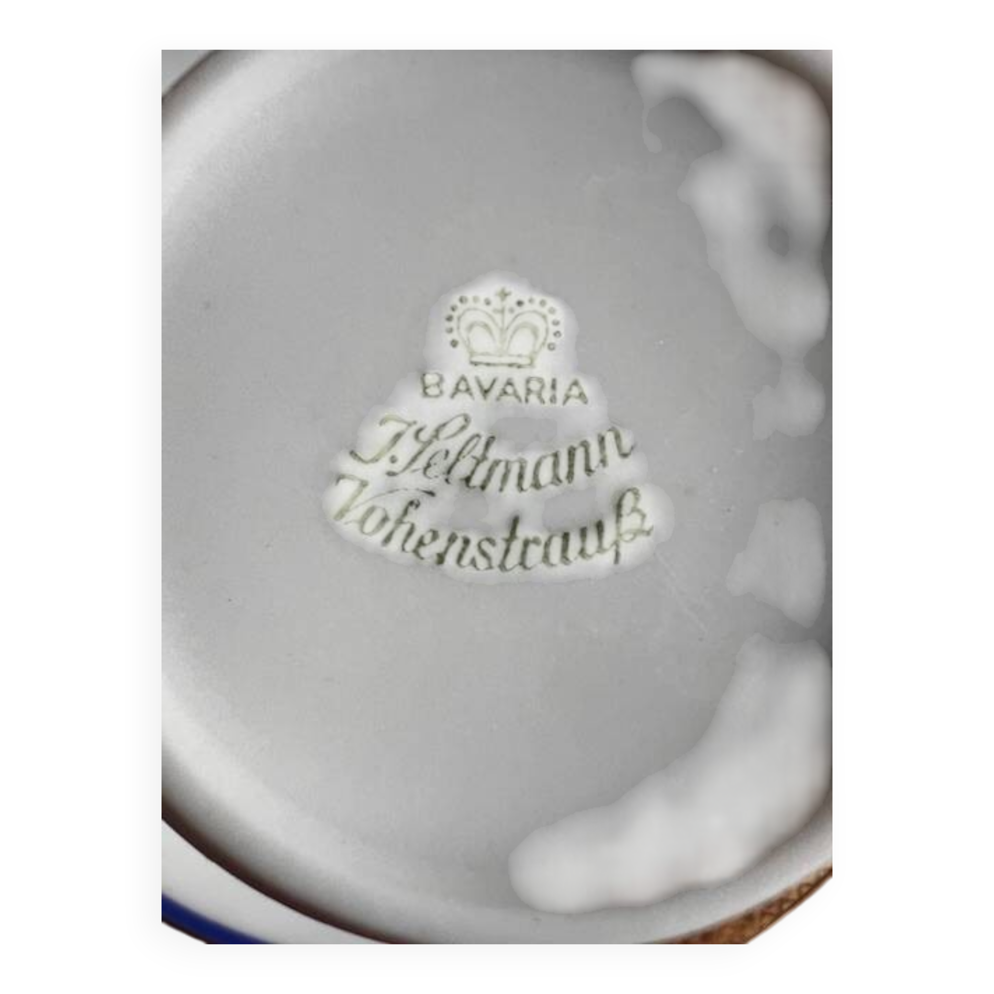 Bavarian porcelain coffee or tea trio service