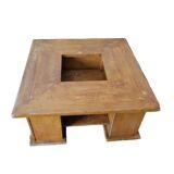 Table basse carré en chêne
