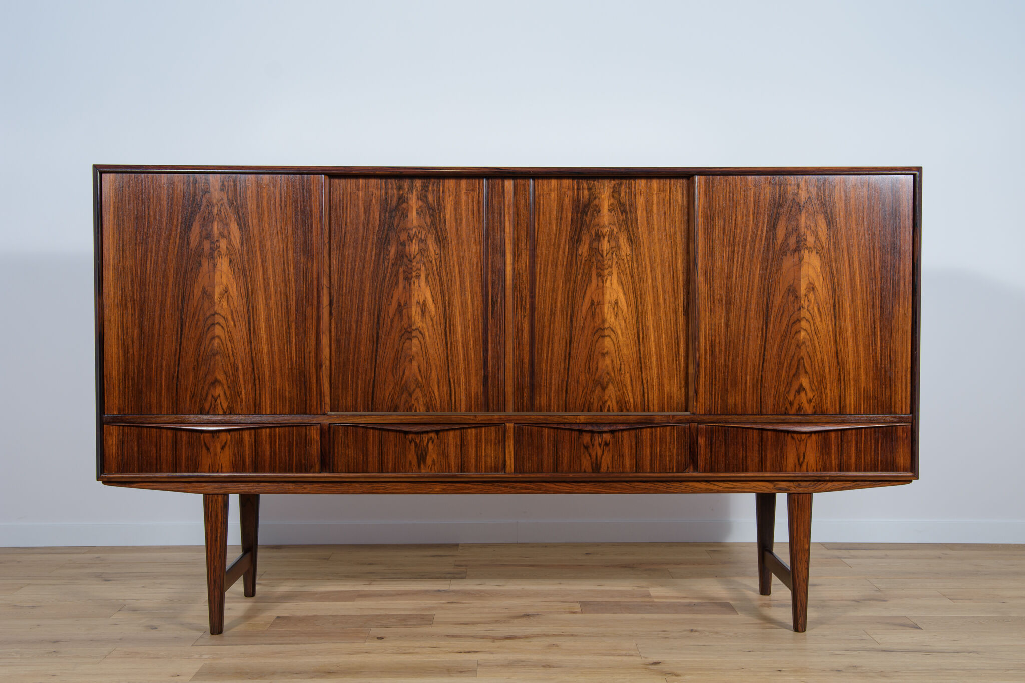 Mid century rosewood Danish sideboard by E. W. Bach for Sejling Skabe, 1960s