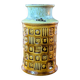 West Germany Bay 60-14 vase, vintage ceramic, geometric decoration