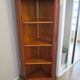 Corner bookshelf - Pentagon shape - Solid wood - 1980s - Richelieu
