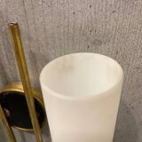 Brass Opaline Glass Sconces Set of 2 1950’s