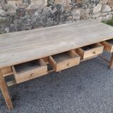 214 cm drawer farm table