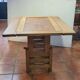 vintage modular table in oak GILLERME and CHAMBRON