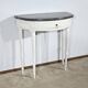 Half-Moon Console in Rechampi Wood, Louis XVI style – Early 19th century