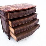 Antique stone chest of drawers, Western Europe, late 19th century.