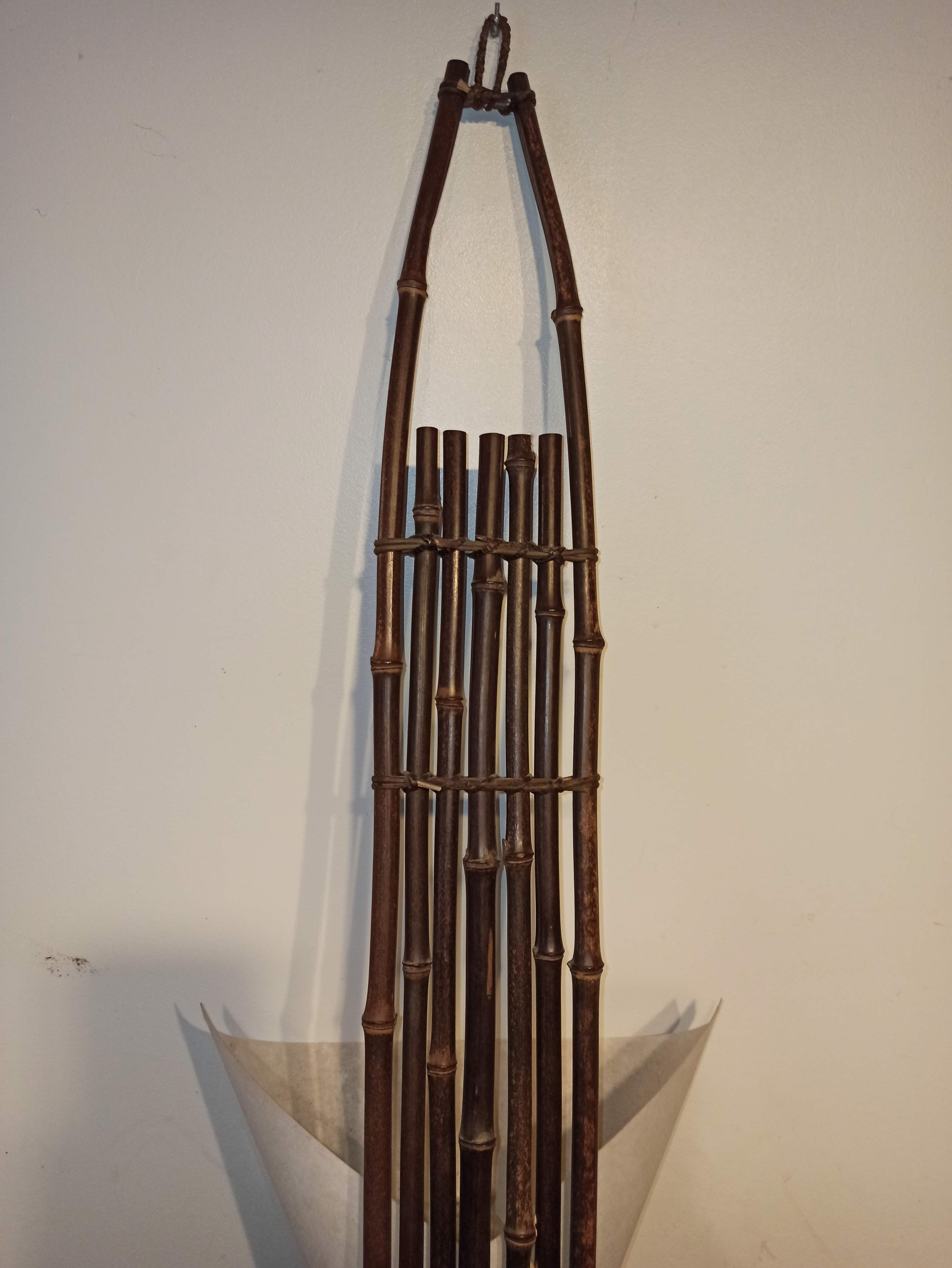 102.5 cm Large Japanese Wall Lamp Bamboo Paper