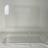 Plexiglass magazine rack