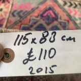 Vintage turkish oushak rug 115x83 cm carpet