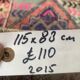 Vintage turkish oushak rug 115x83 cm carpet