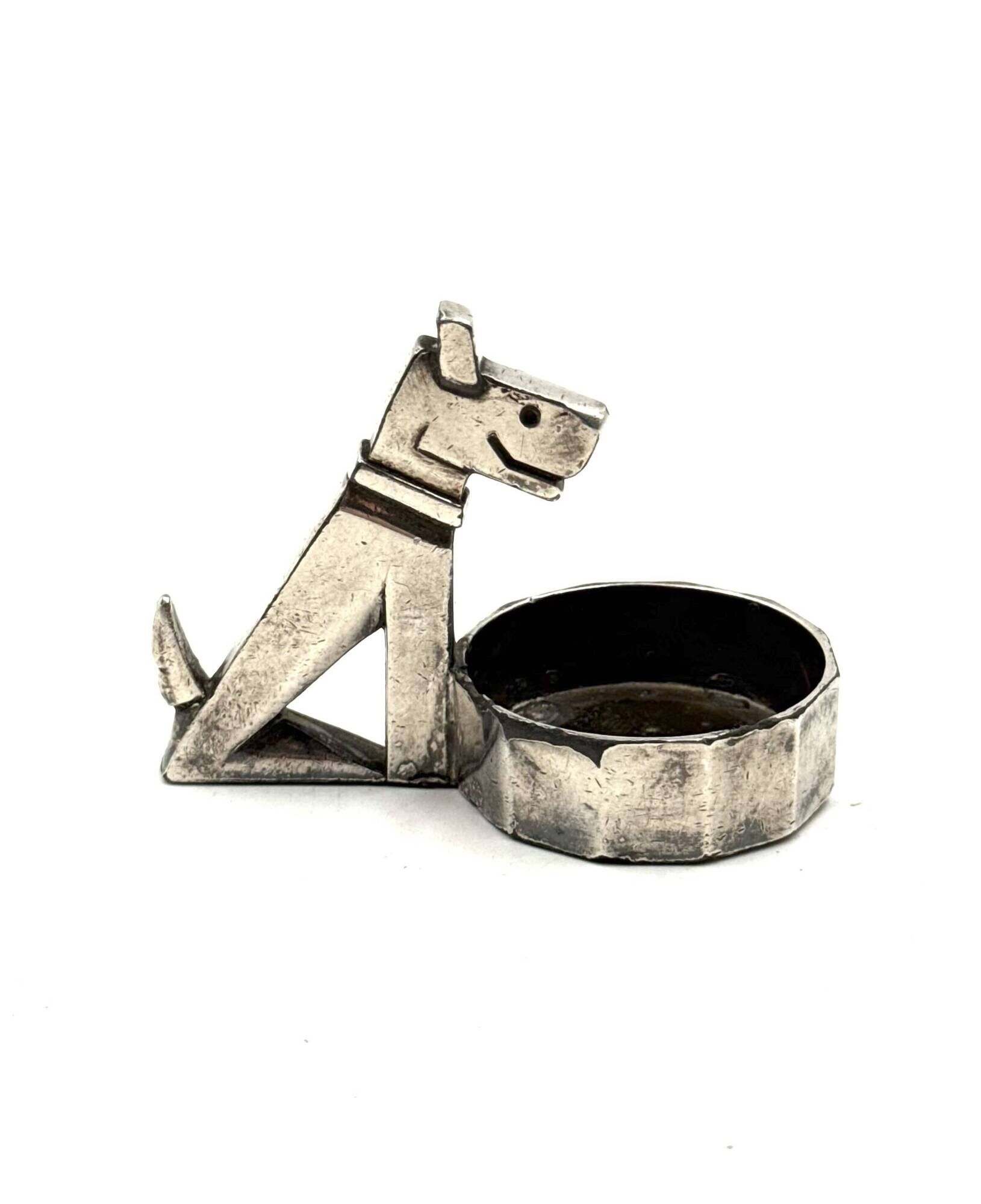 Art Deco Ric & Mac ashtray, Edouard Sandoz, Gallia Christofle France 1930