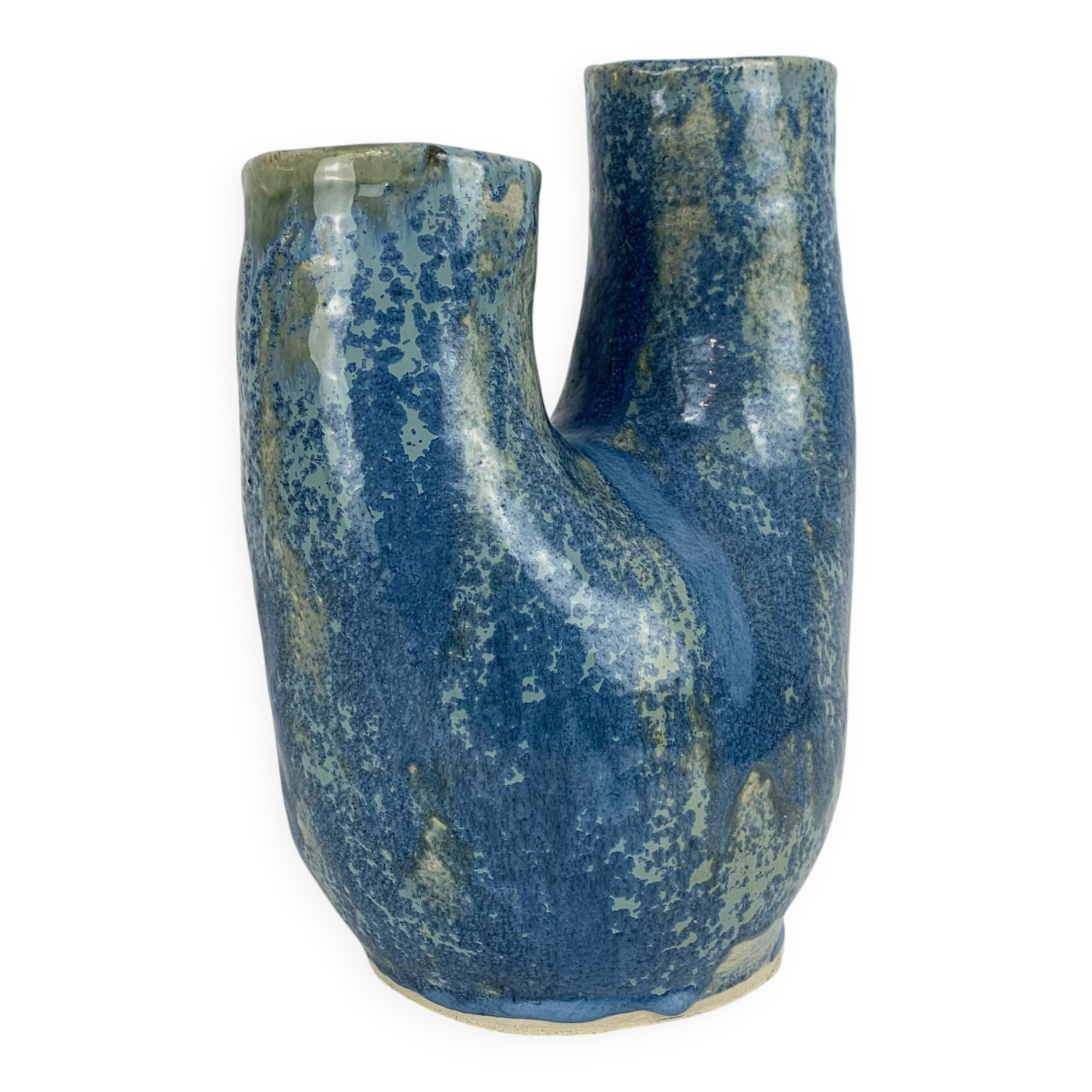 Sculptural ceramic vase by Dale, Denmark, 1970s
