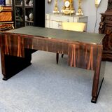Makassar desk and its armchair, twentieth century