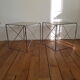 Tables d'appoint modèle "Isocèle" par Max Sauze
