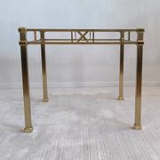 Beautiful square gold coffee table Orsenigo Italy collection 'Art Deco'