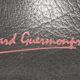 Canapé en cuir noir Gérard Guermonprez