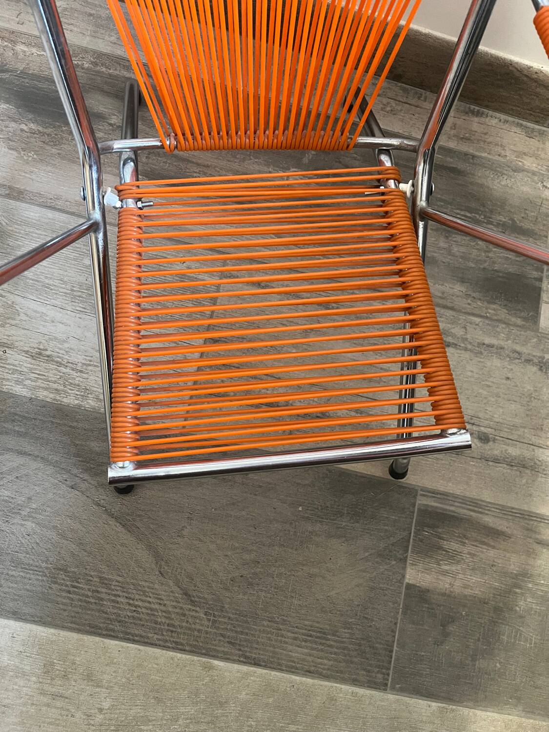 Scoubidou children's armchair