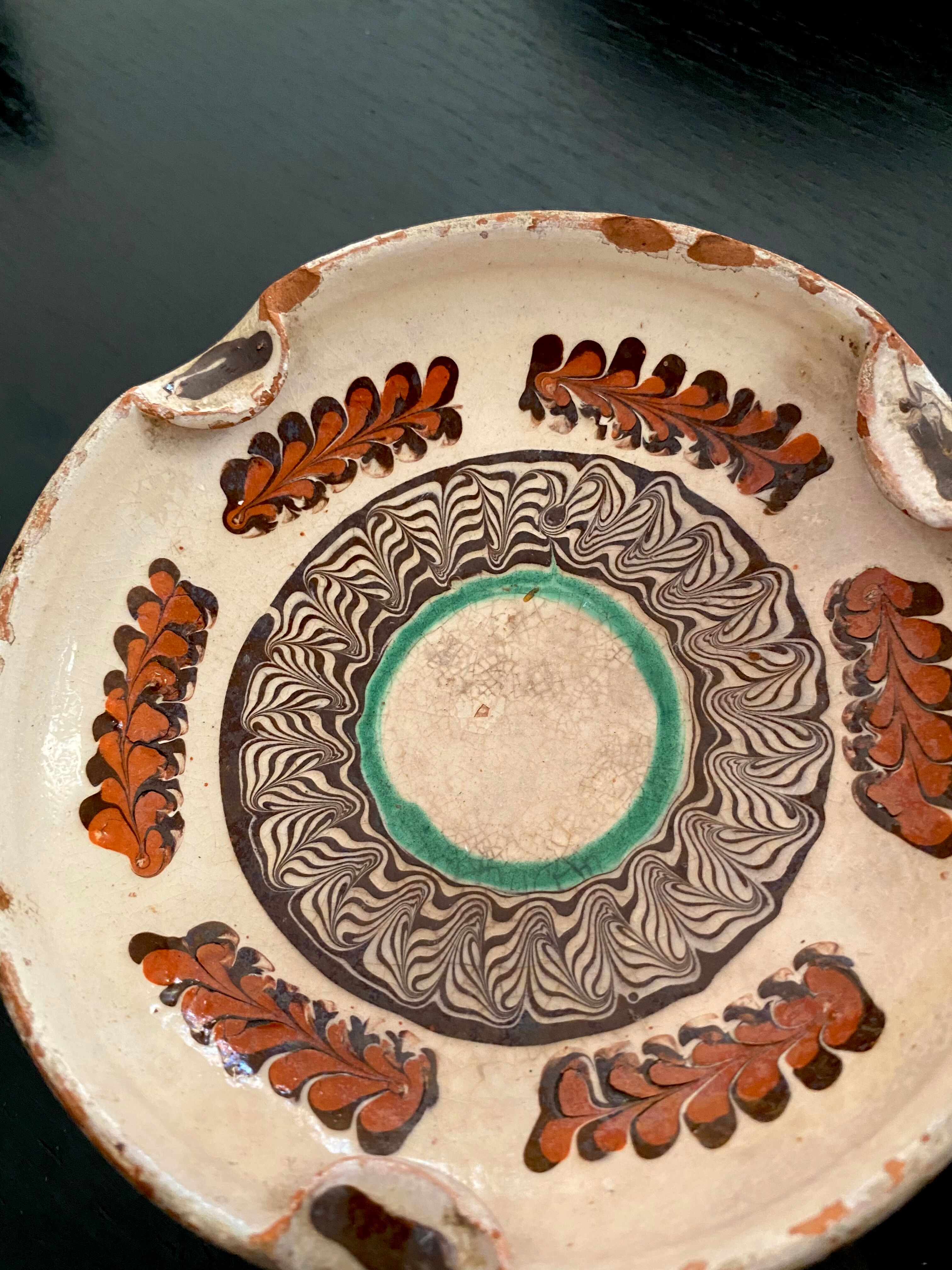 Two ceramic ashtrays from Horezu, 1950