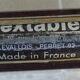 Vintage 50s Textane brand rolling and folding trolley