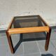 Danish coffee table in oak and teak, 1970s