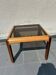 Danish coffee table in oak and teak, 1970s