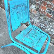 Lot de 6 chaises vintage JYM, meubles sièges industriels