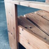 The Stijl Movement Dutch Pine Crate Chair attributed to Gerrit Rietveld, 1960s