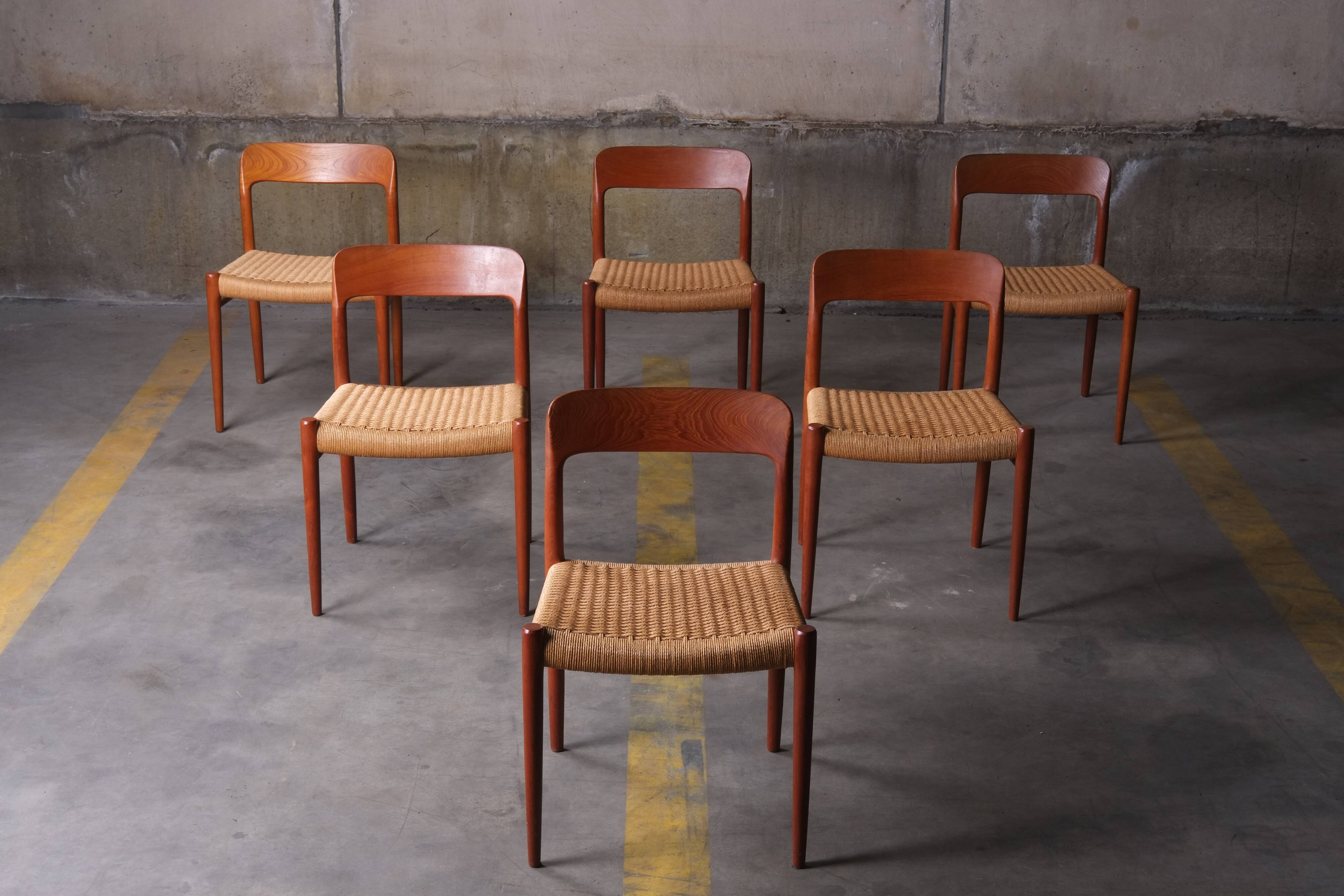 Niels O. Møller model 75 dining chair