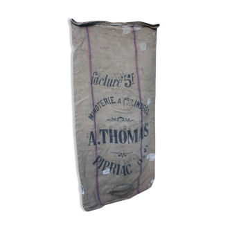 Burlap sack flour from Minoterie Thomas Bretagne France