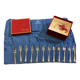 Mappin and Webb box of 12 silver-plated cake forks