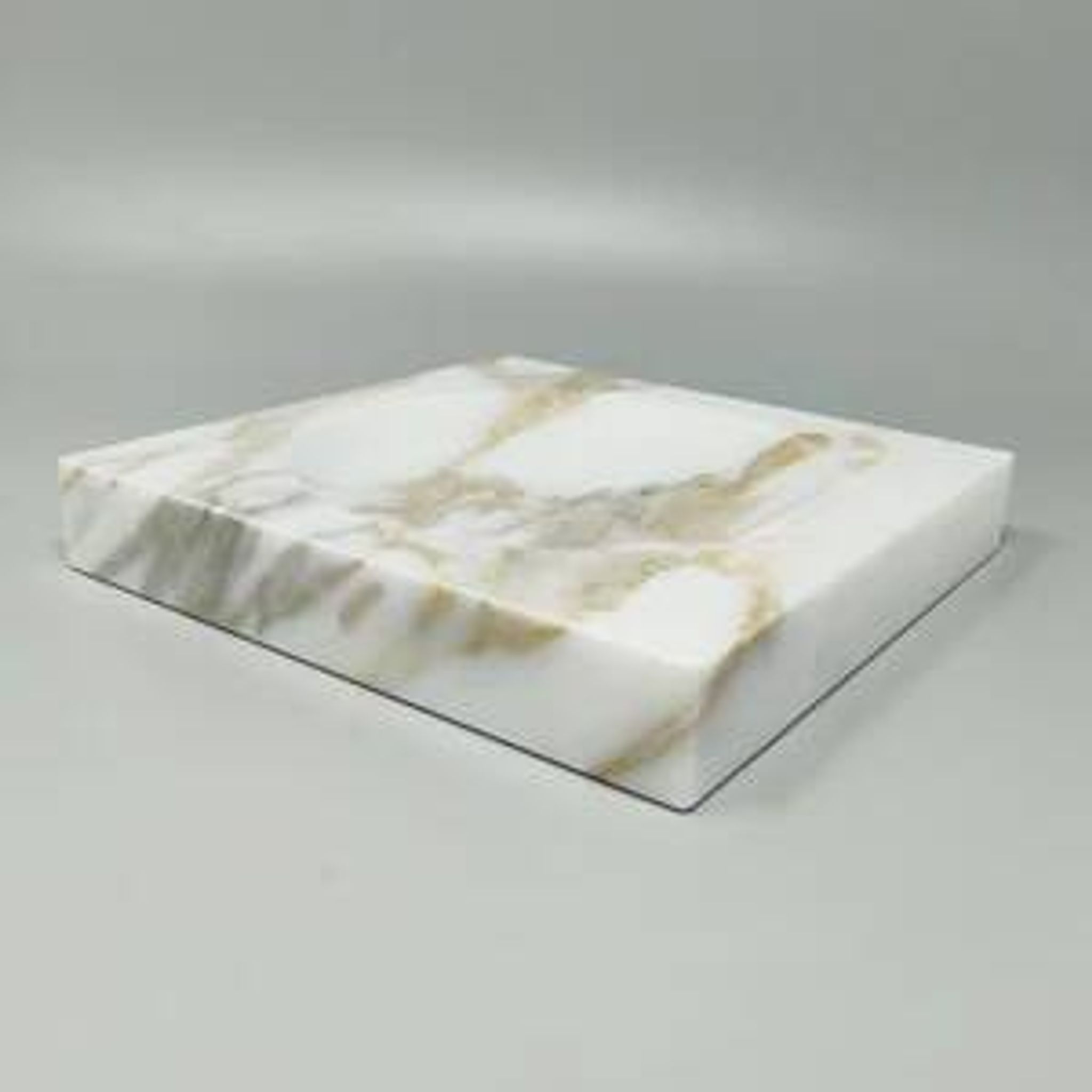1960s mid-century modern Italian onyx smoking set with table lighter & ashtray