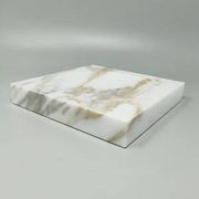 1960s mid-century modern Italian onyx smoking set with table lighter & ashtray