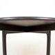 Restored Round Wooden Coffee Table, Czechoslovakia, 1970s